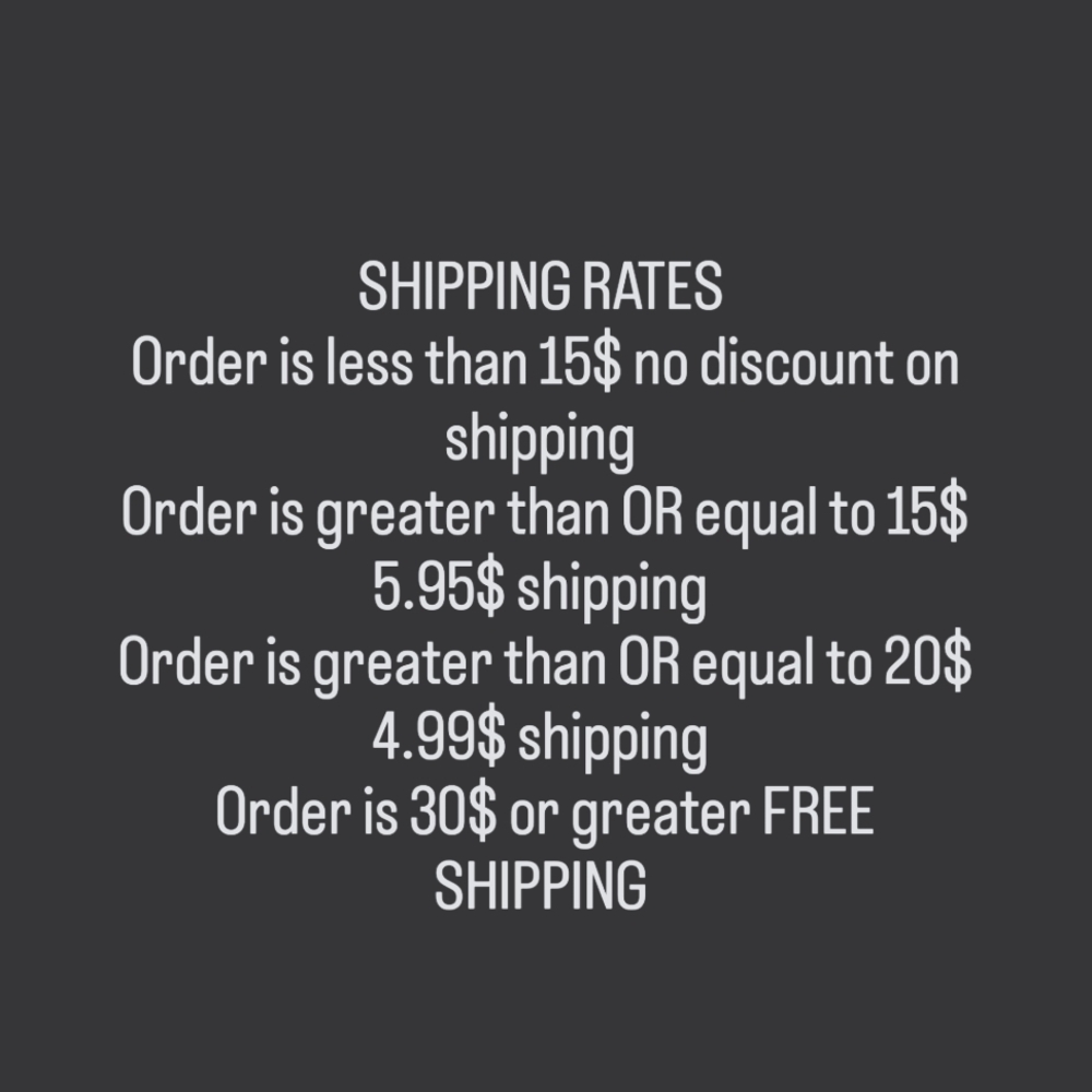 Shipping rates!